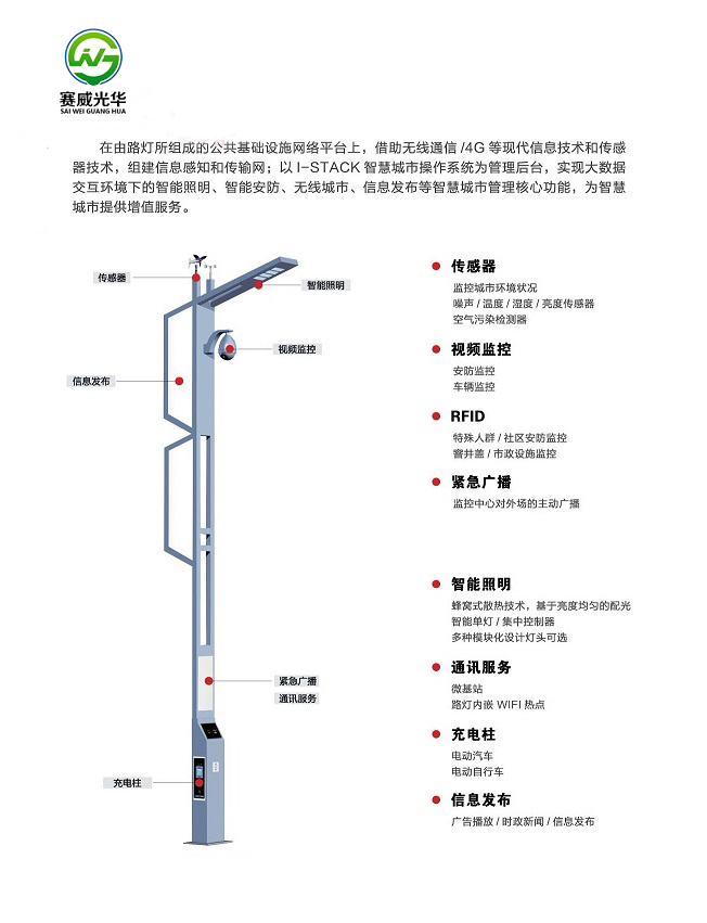 智慧燈桿照亮未來(lái)城市